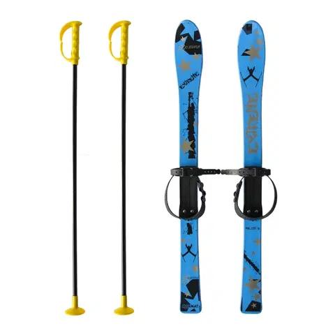 Zjazdové lyže Baby Ski 90 cm - detské plastové lyže - modré