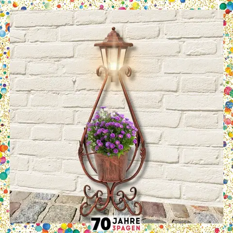 Drobné dekorácie a doplnky Kvetináč s lampášom
