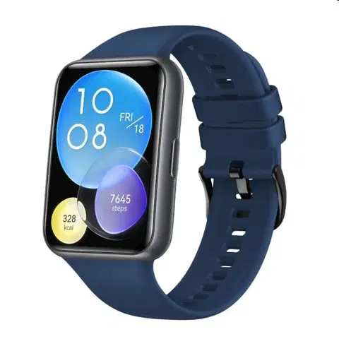 Príslušenstvo k wearables FIXED Silikónový remienok pre Huawei Watch FIT2, modrá