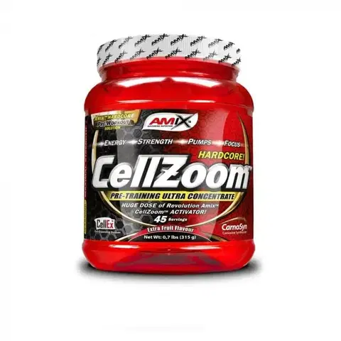 Pre-workouty AMIX CellZoom Hardcore 315 g ovocný punč