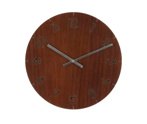 Hodiny Nástenné hodiny KA5619afk, Karlsson Wood Dark, 40cm