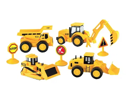 Hračky - dopravné stroje a traktory WIKY - Stavebný set