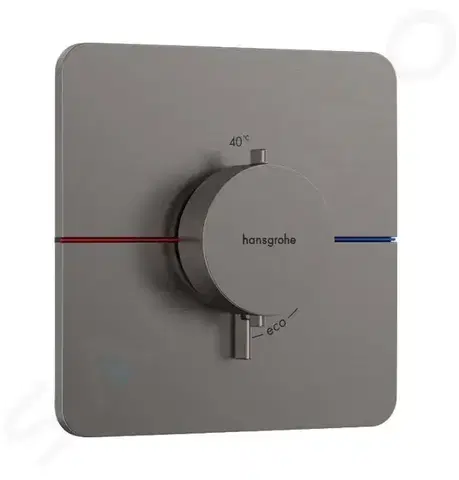Kúpeľňové batérie HANSGROHE - ShowerSelect Comfort Termostatická batéria pod omietku, kefovaný čierny chróm 15588340