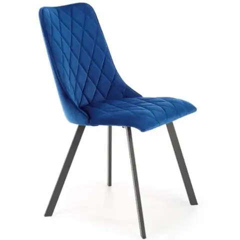 Čalúnené stoličky Stolička W164 navy blue