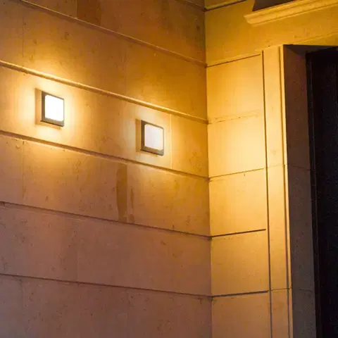 Vonkajšie nástenné svietidlá Trio Lighting Vonkajšie nástenné LED svietidlo Hondo, antracit