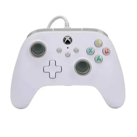 Gamepady Káblový ovládač PowerA pre Xbox Series, White 1519365-01