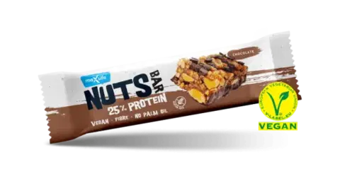 Tyčinky, snacky a fitness chuťovky MAX SPORT s r.o. Nut Protein Bar Zvoľ príchuť: Čokoláda