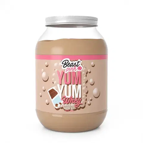 Proteíny pre ženy BeastPink Yum Yum Whey 1000 g biela čokoláda kokos