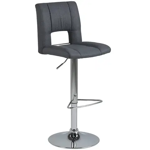 Barové stoličky Barová stolička dark grey 2 ks
