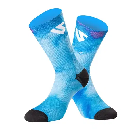 Pánske ponožky Ponožky Undershield Tye Dye modrá 42/46