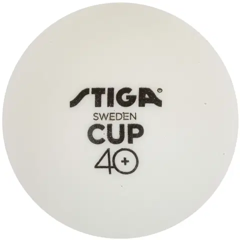 Pingpongové loptičky Loptičky na stolný tenis STIGA CUP ABS - biele 6ks