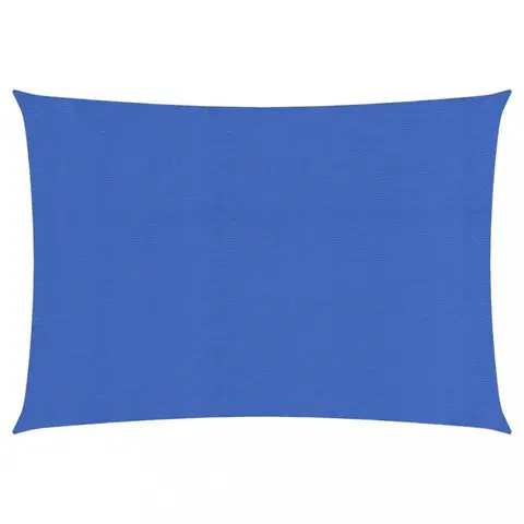 Stínící textilie Tieniaca plachta obdĺžniková HDPE 2 x 5 m Dekorhome Modrá