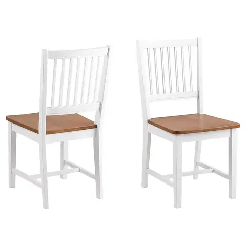 Plastové stoličky Stolička matt oak 2 ks
