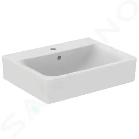 Kúpeľňa IDEAL STANDARD - Connect Umývadlo Cube, 600x460x175 mm, 1 otvor na batériu, biela E714101