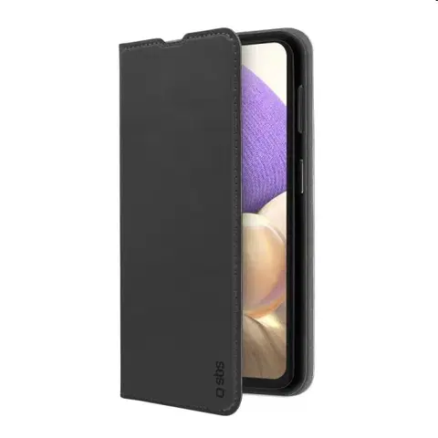 Puzdrá na mobilné telefóny Knižkové puzdro SBS Book Wallet Lite pre Samsung Galaxy A13 5G, čierna - OPENBOX (Rozbalený tovar s plnou zárukou) TEBKLITESAA13K