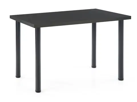 Jedálenské stoly HALMAR Modex 2 120 jedálenský stôl antracit / čierna
