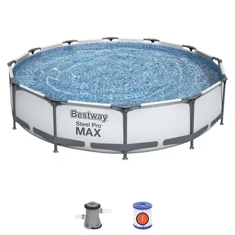 Bazény rámové Bazén rámový s filtráciou 3.66x0.76m 56416