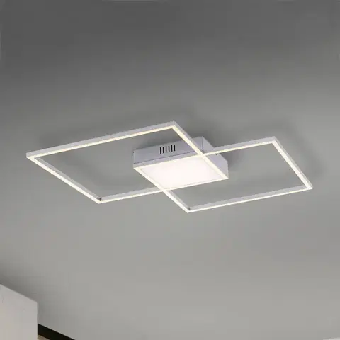 Stropné svietidlá JUST LIGHT. LED stropné svietidlo Asmin, CCT, oceľ, 60x60cm