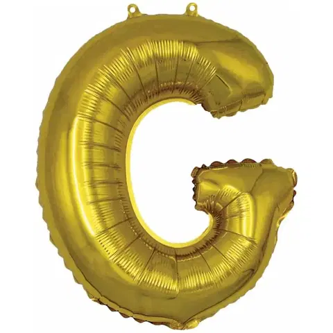 Dekorácie a bytové doplnky Fóliový balón písmeno G My Party 30cm