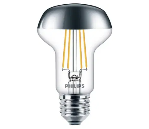 Žiarovky Philips LED Žiarovka so zrkadlovým vrchlíkom Philips DECO E27/4W/230V 2700K 