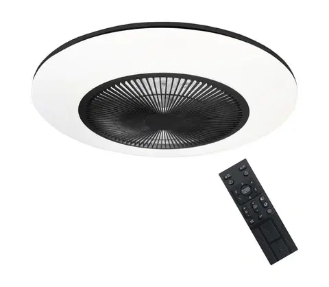 Svietidlá  LED Stmievateľné stropné svietidlo s látorom ARIA LED/38W/230V čierna/biela +DO 