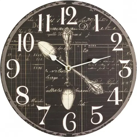 Hodiny Nástenné hodiny Fal4046 Lyžička, 30cm