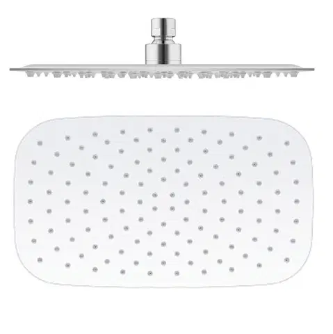Sprchy a sprchové panely SLEZAK-RAV - Hlavová sprcha kovová 40x23,5 cm, Farba: nerez KS0002