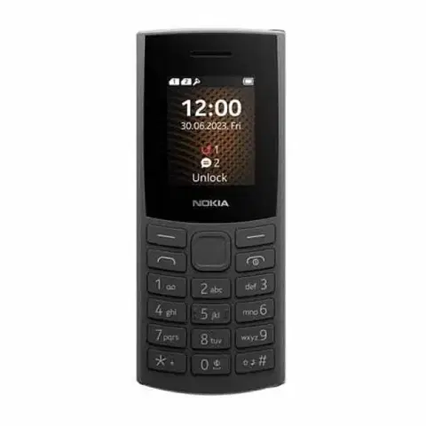 Mobilné telefóny Nokia 105 4G Dual Sim 2023, čierna