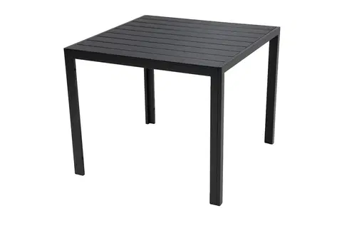 Stolčeky DEOKORK Hliníkový stôl TRENTO 90 x 90 cm