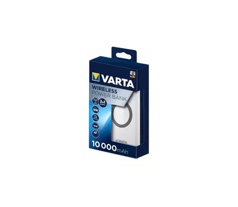 Predlžovacie káble VARTA Varta 57913101111 - Power Bank s bezdrôtovým nabíjaním ENERGY 10000mAh/3x2,4V 