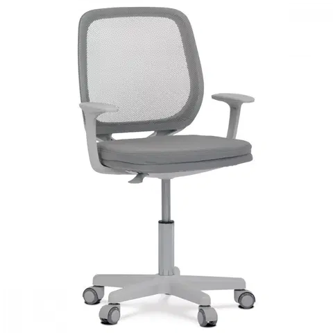 Kancelárske stoličky Kancelárska stolička KA-W022 Autronic Sivá