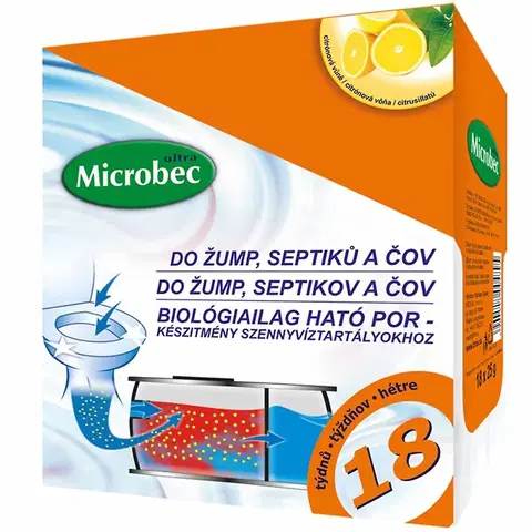 Ochrana proti hmyzu Aktivátor septiků a žump BROS MICROBEC 25g