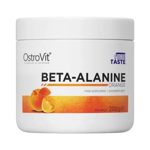 Beta-Alanín OstroVit Beta-Alanín 200 g pomaranč
