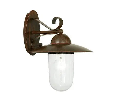 Záhradné lampy Eglo EGLO 83589 - Vonkajšie nástenné svietidlo MILTON 1xE27/60W 