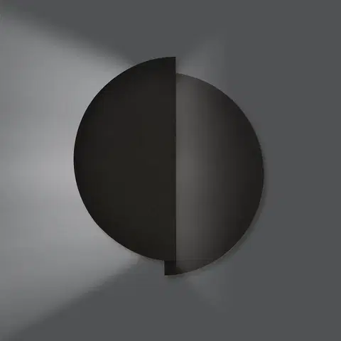 Nástenné svietidlá EMIBIG LIGHTING Nástenné svetlo Form 9, 28 cm x 32 cm, čierna