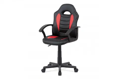 Kancelárske stoličky Kancelárska stolička KA-V107 Autronic Červená