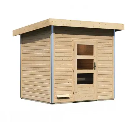 Vonkajšie sauny Vonkajšia fínska sauna NORGE Lanitplast Prírodné drevo