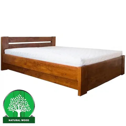 Drevené postele Posteľ drevené Lulea Plus 90x200 Jelša