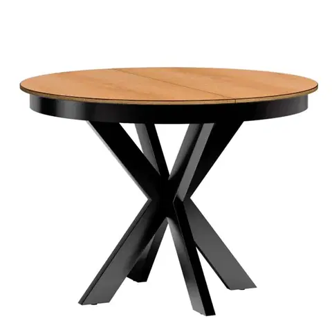 Jedálenské stoly Rozkladací stôl Fonti F10 110/150x110cm dub karamelový