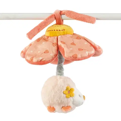 Plyšové hračky NATTOU - Hračka plyšová vibračná ježko Zoe 20 cm Mila, Zoe & Lana
