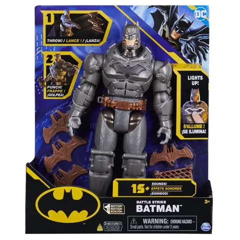 Hračky - akčné figúrky SPIN MASTER - Batman S Vystreľujúcim Doplnkom 30 Cm