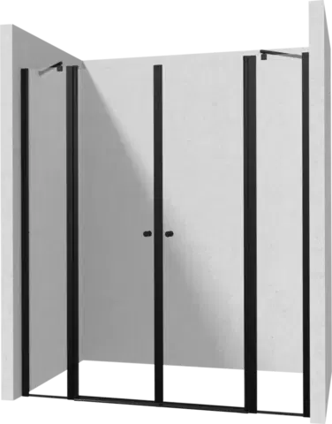 Sprchovacie kúty DEANTE/S - Sprchové dvere dvojité výklopné 100x90 KTSUN43P+KTSUN41P KERRIA/0155