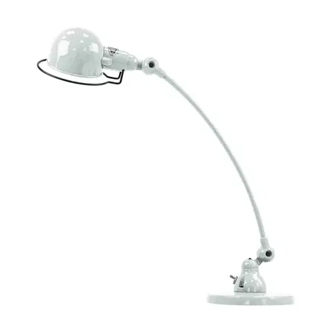 Stolové lampy na písací stôl Jieldé Jieldé Signal SIC400 lampa podstavec rameno biela