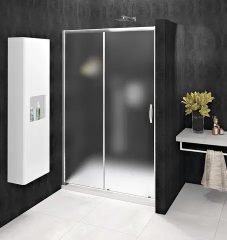 Sprchovacie kúty GELCO - SIGMA SIMPLY sprchové dvere posuvné 1000mm, sklo Brick GS4210