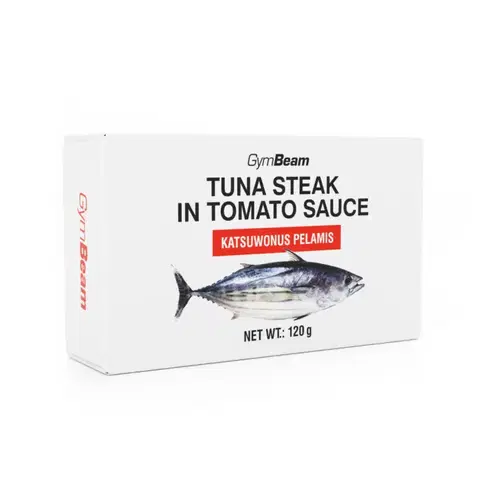 Ryby GymBeam Steak z tuniaka v paradajkovej omáčke 48 x 120 g