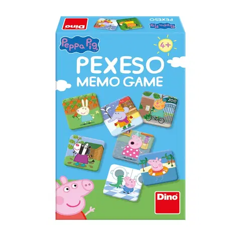 Hračky spoločenské hry pre deti DINO - Peppa Pig pexeso