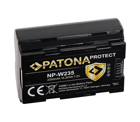 Predlžovacie káble PATONA PATONA - Aku Fuji NP-W235 2250mAh Li-Ion 7,2V Protect X-T4 