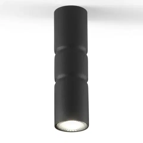 Bodové svetlá Metallux Stropné svietidlo Turbo, stabilné, čierne