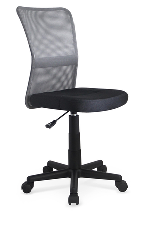 Kancelárske stoličky HALMAR Dingo detská stolička na kolieskach sivá / čierna