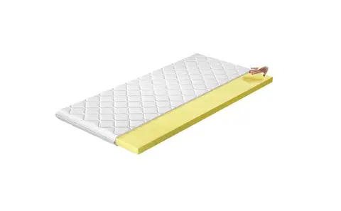 Matrace NABBI Vitano 120 obojstranný penový matrac (topper) pamäťová pena / látka